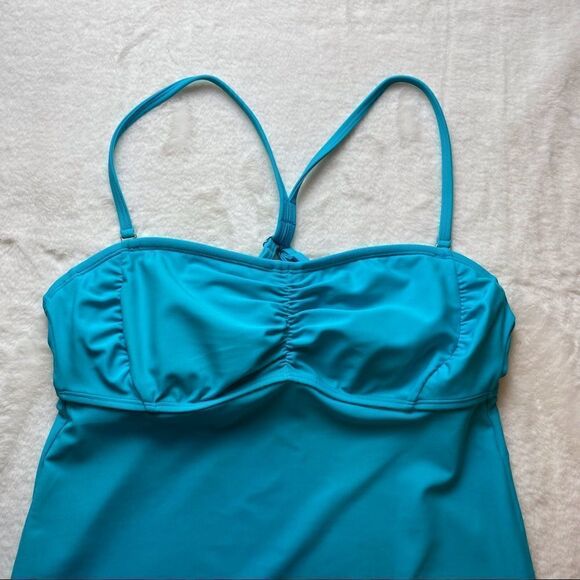 Athleta Light Blue Tankini Top Size 36 B/C - Picture 4 of 9